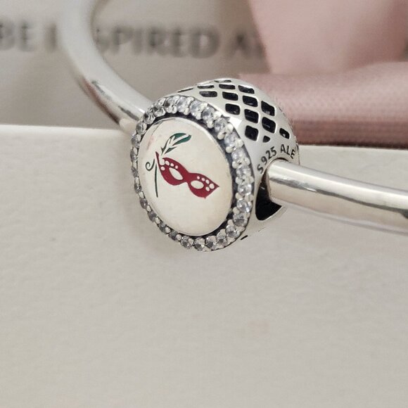 Pandora New Orleans Exclusive Charm Bead Button S925 Silver Pendant with box - Picture 3 of 7